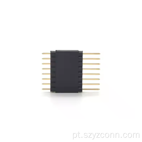 Conector de cabeçalho de pino de 2,54 mm reto 8P